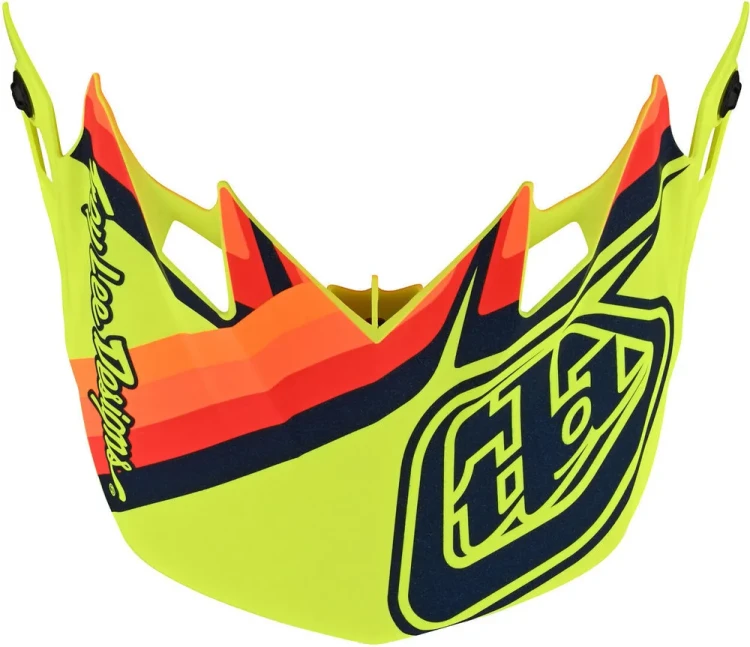 Troy Lee Designs SE4 Warped Желтый 175327040