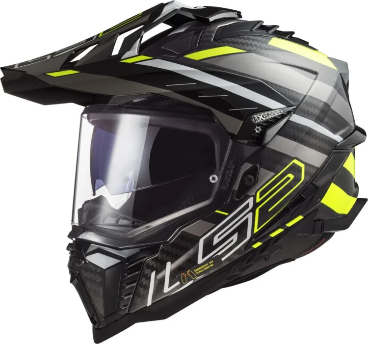 Мотошлем для мотокросса и эндуро LS2 MX701 Explorer Carbon Edge