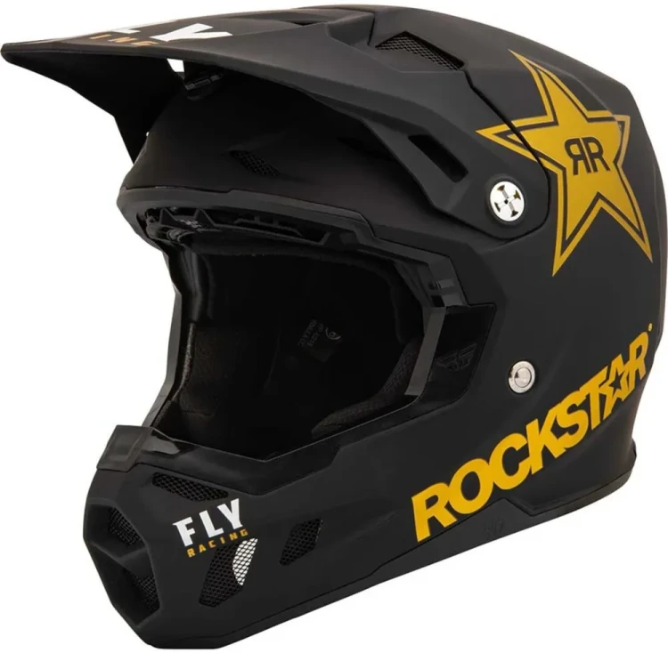 Мотошлем для мотокросса и эндуро Fly Racing Formula CC Driver Rockstar