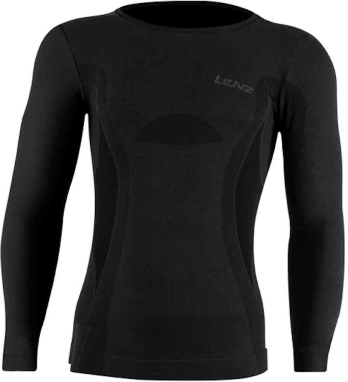 термобелье - майка Lenz 6.0 Merino Crew Neck чёрный 293-15