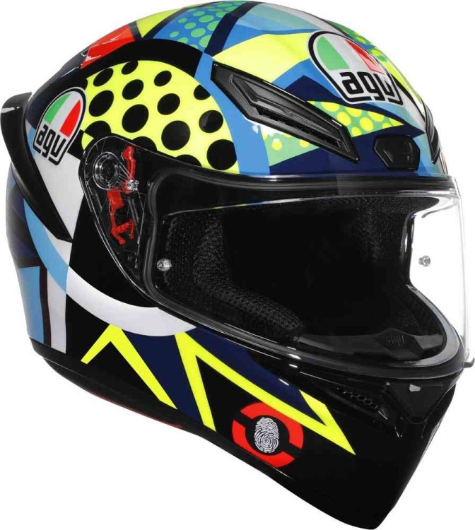Мотошлем интеграл AGV K1 S Rossi Winter Test 2020