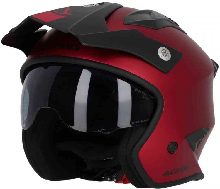 Мотошлем открытый Acerbis Aria Metallic Красный матовый 0025937.110.068