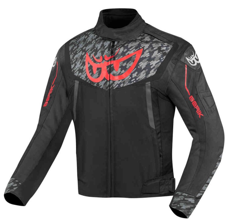 Мотокуртка текстильная мужская Berik Camo Street
