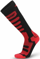 термобелье - носки Lenz Free Tour 1.0 Черный/Красный 126-45