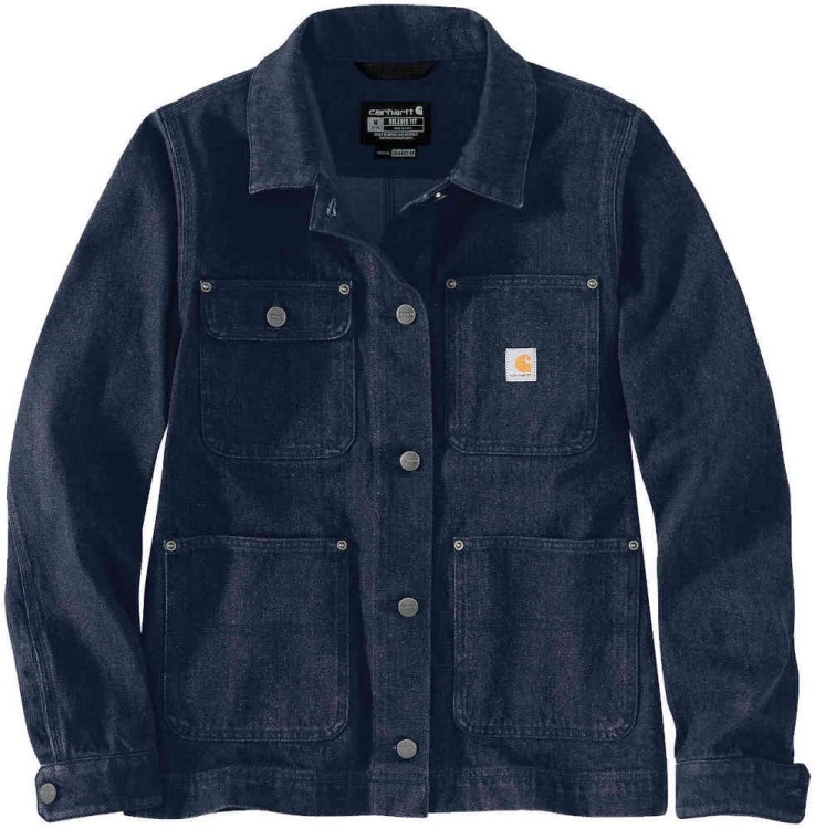 - Carhartt Relaxed Fit Denim — повседневная куртка женская, скидка 20% Куртка женская Carhartt Relaxed Fit Denim
