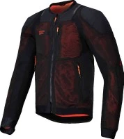 Мотозащита Alpinestars Troop-Air Pro Черный/неоново-красный 3301125-1030